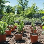Using terracotta pots for container gardening