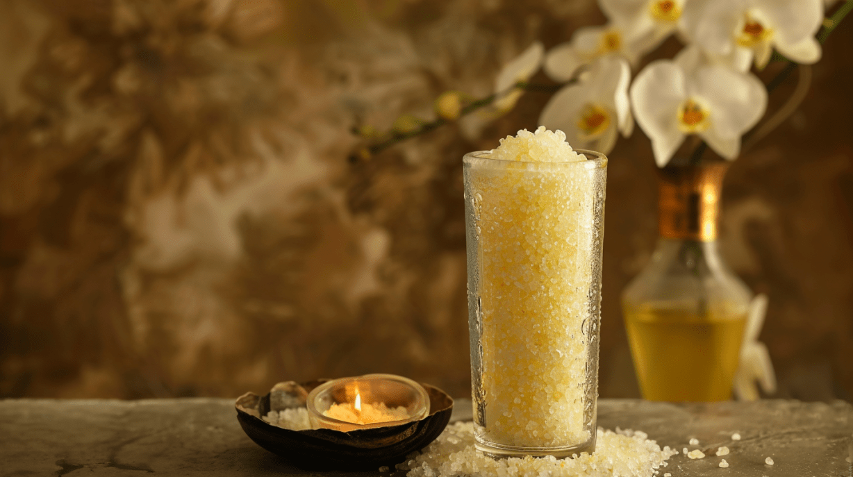 Tropical Escape: DIY Piña Colada Bath Salts