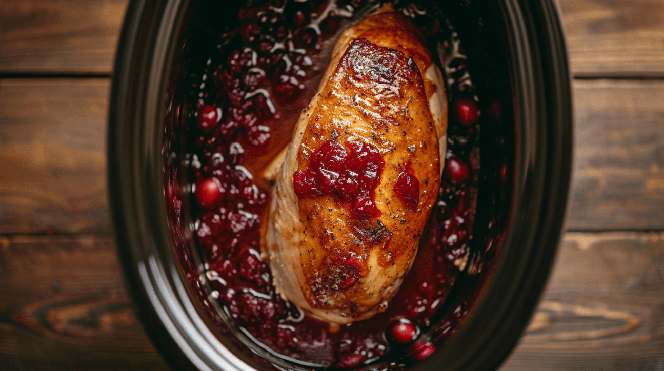 Low-Fat Cran-Orange Turkey: A Slow-Cooked Delight!