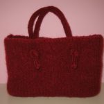 Knotted Felted Holiday Gift Bag Knitting Pattern