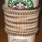 Organic Cotton Coffee Sleeve Knitting Pattern