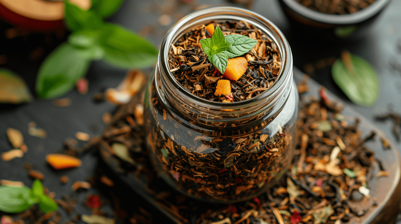 Minty Mango Tea in a Jar: A Refreshing Gift Idea
