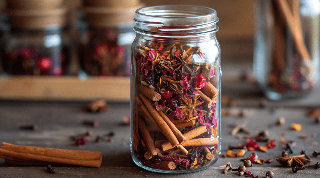 Hot Spiced Cranberry Cider in a Jar Mix: Cozy Comfort in a Jar