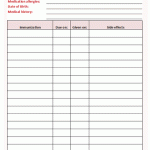 Child's Immunization Schedule Printable
