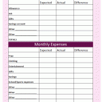 Empower Your Kids with Money Management: The Pink Budget Worksheet Empower Your Kids with Money Management: The Pink Budget Worksheet