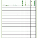 Free Holiday Gift List Tracker Printable: Your Festive Budgeting Companion