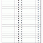 Holiday Party Guest List Worksheet Printable