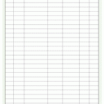Grocery Price Log Worksheet Printable Green