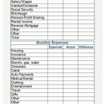 Senior Budget Planner Worksheet: Large Print Edition for Easy Financial Planning