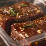 Using marinades to soften tough steak cuts