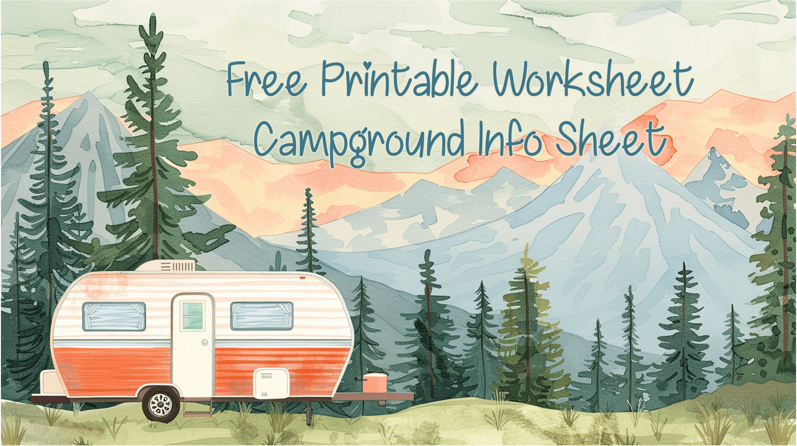 Free Campground Info Sheet Tracker Printable from MomsBudget