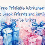 Free Signature Favorites of Blank Printable Worksheet