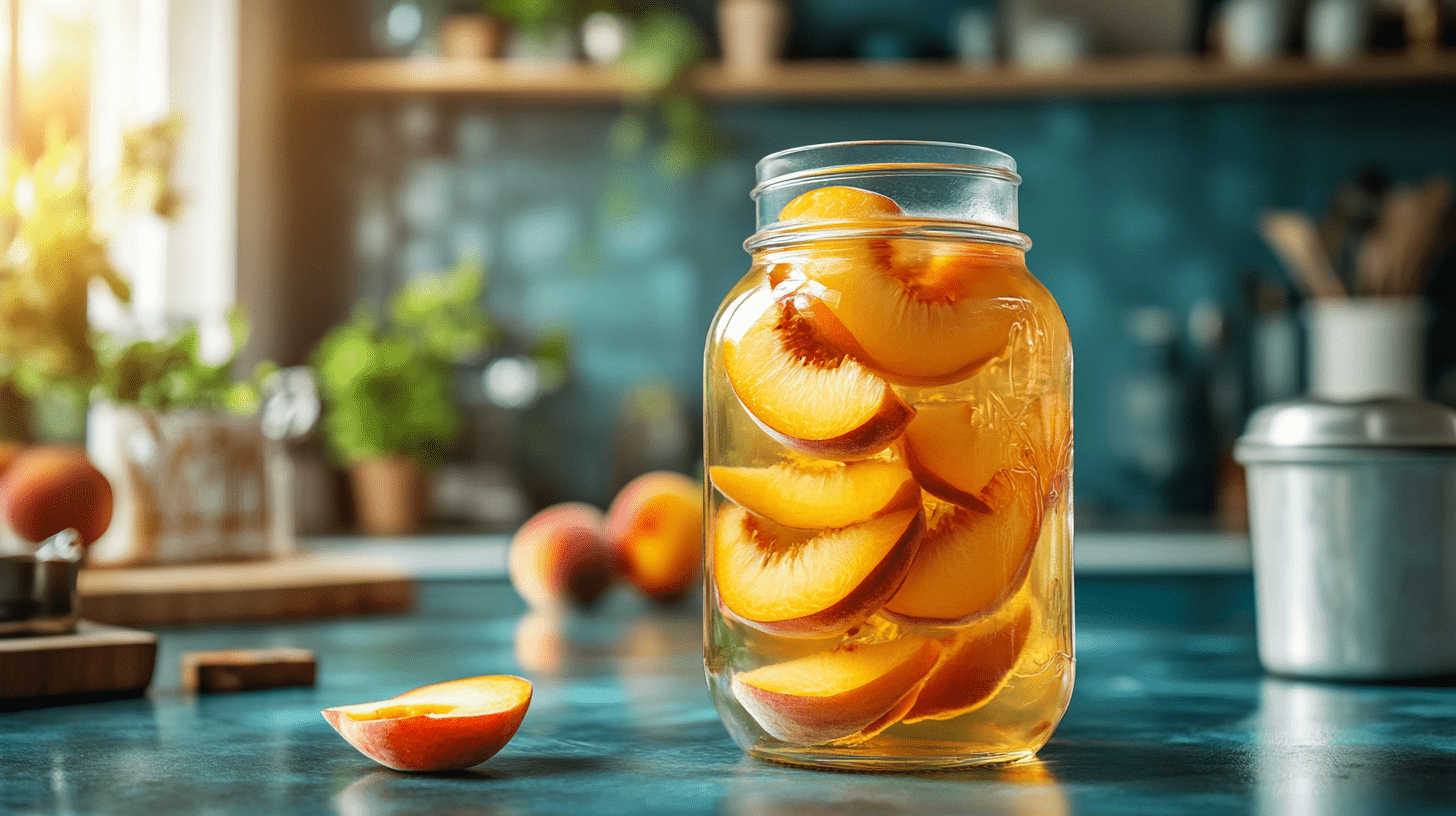Summer Peach Infused Vodka Recipe